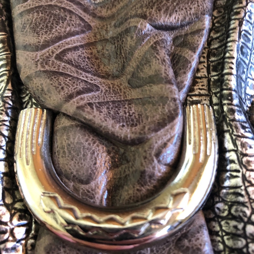 Rare Vintage Sharif Leather Handbag - Picture 5 of 16